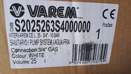 Varem intervarem 25lt sanitary - varem,