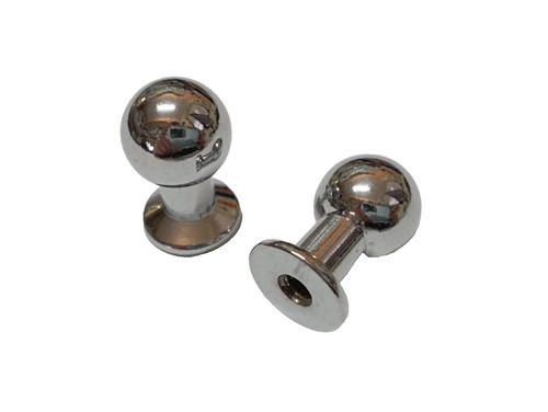 Pomolo pomello ottone - pomolo, cromo
