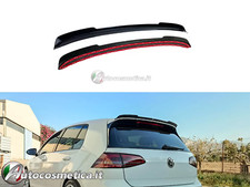 SPOILER TETTO NERO ALA AGGIUNTIVA ABS RS LOOK PER VW GOLF 7 MK7 2012-2017 R GTI