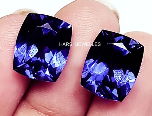 Coppia gemma sciolta tanzanite - gemma,