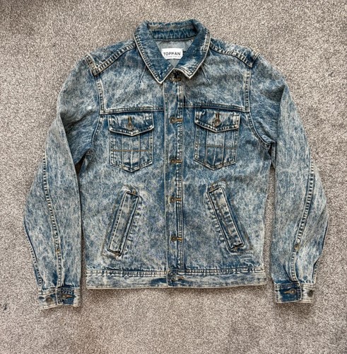 Topman giacca jeans denim