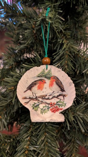 Ornamento natalizio fatto - , a
