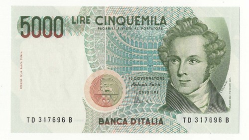 5000 lire bellini decr - decr, 4