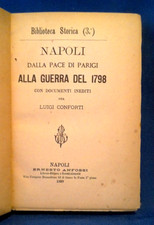 Luigi Conforti, Napoli dalla pace di Parigi alla guerra del 1798. Anfossi 1889.