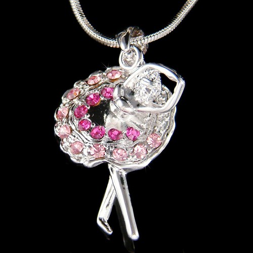 Rosa ballerina in swarovski - ballerina, ~