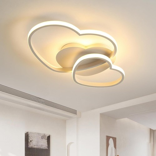 Plafoniera led cuore 25w - plafoniera,