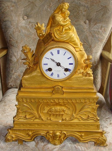 Orologio statuina madonna - orologio,