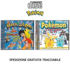 2 CD Sigle Cartoni Animati Vari Ufo Robot Goldrake "Manga Cartoons" + “Pokèmon”