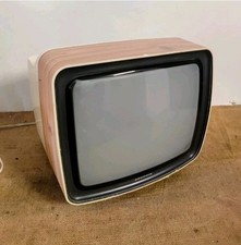  Antico Tv Portatile Grundig Triumph 1416 Vintage TV CRT  TV Modernariato Design