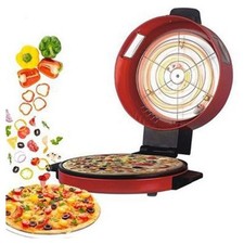 FORNO CUOCI PIZZA ELETTRICO CUCINA 2 IN 1 FORNETTO DOPPIA COTTURA 1800WATT 30CM