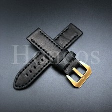 Cinturino in pelle nera per