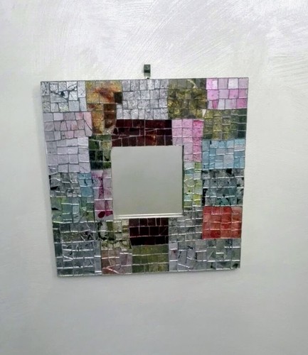 Specchio muro mosaico - specchio,