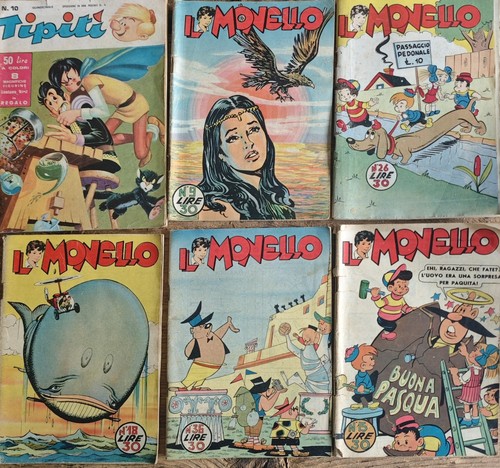 Monello lotto 5 fumetti - il,