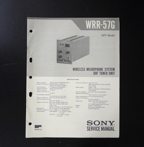 Originale sony wrr - originale,