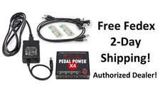 Nuovo Voodoo Lab Pedal Power X4 Effetti Chitarra Pedale Alimentatore