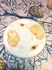 Thun piatto piattino x tazzina cappuccino/ te angeli musici stelle 2008 limited 