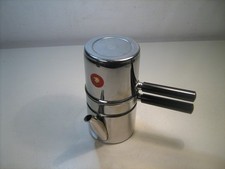 Rara Caffettiera Napoletana "NANNI N.P.F." da 6 Tz. Acciaio Inox Anni '70 Ottima
