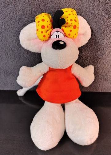 Peluche diddlina robe orange - diddlina,