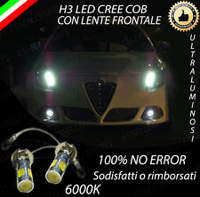 LAMPADE FENDINEBBIA H3 LED CREE COB CANBUS 6000K ALFA ROMEO GIULIETTA 2010+