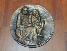 SCULTURA PLACCA IN BRONZO