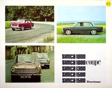 277676) Simca 1000 Coupè 1300