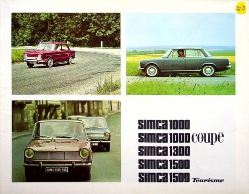 277676 simca 1000 coupè 1300 - 277676),