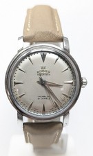 Orologio Roamer rotopower wrist watch anni 50 swiss made stainless steel clock