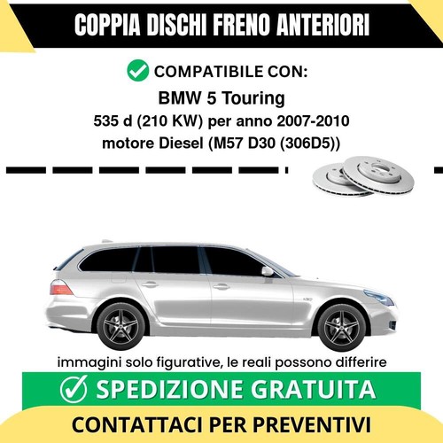 Coppia dischi freno anteriori - dischi,