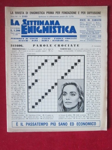Settimana enigmistica 3103 - settimana,