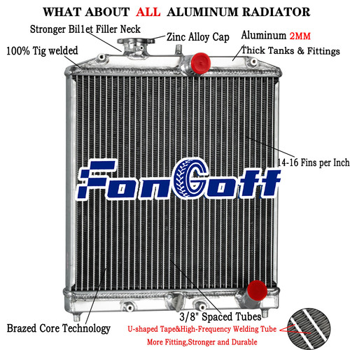 Rangée radiateur pour honda - 3,