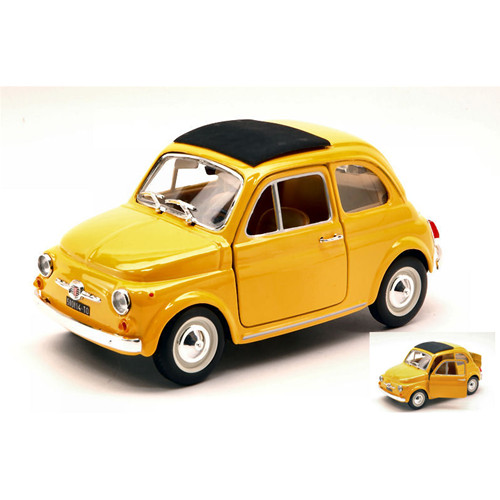 Fiat 500 1965 yellow 24 - fiat,