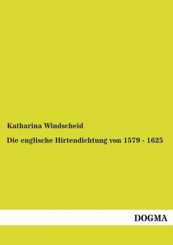 Die englische hirtendichtung - die,