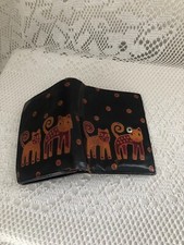Portafoglio Per Gatti In Pelle Vintage Artigianale