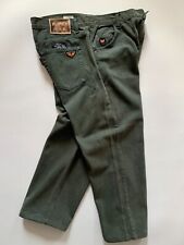 Rare Vintage Avirex Green Denim Pants