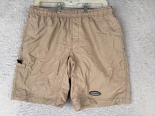 Pantaloncini Performance Uomo Medio Beige Stile Baule MTB Cargo Imbottiti Nylon Shell