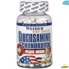 Weider Glucosamine Chondroitin Plus MSM - 120 caps Articolazioni cartilagini