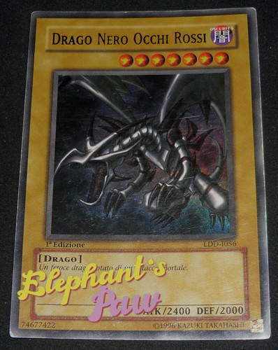 Yugioh drago nero - nero, occhi