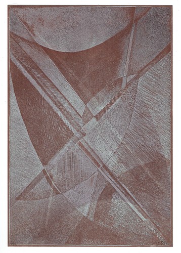 Litografia originale figura - litografia,