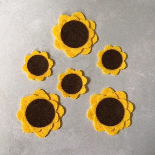 Girasoli grandi feltro - in,