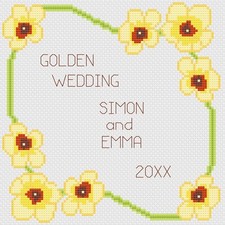 Punto croce matrimonio - punto,