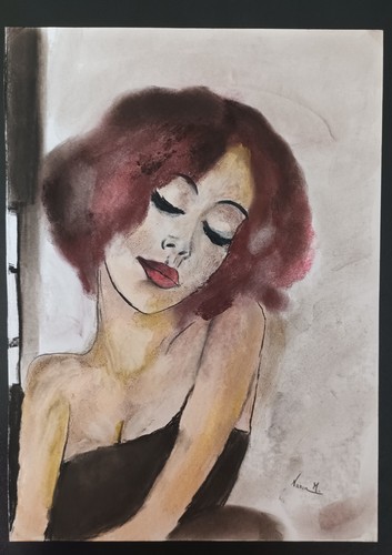 Ritratto donna capelli rossi