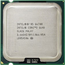 Processore CPU Intel Core Q6600 Q9650 Q6700 Q8400 Q9400 Q9500 LGA775
