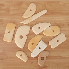 11 pezzi in legno di argilla