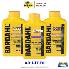 3 LITRI BARDAHL MTF 75W90 GL-4 OLIO TRASMISSIONI PER CAMBIO MANUALE SINTETICO