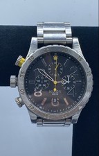 Orologio Uomo Nixon 48mm WR200M Crono Quarzo Keep It Fresh Acciaio Inox 210g
