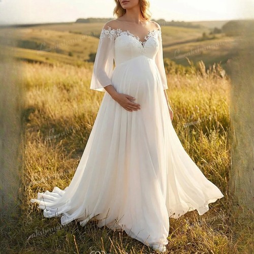 Abiti sposa premaman pizzo - da,