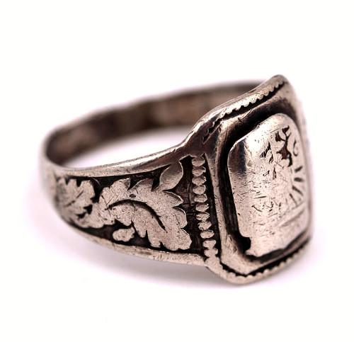 Anello uomo vintage - , argento