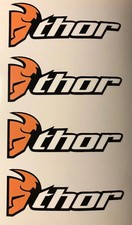 4 adesivi THOR moto cross dirt