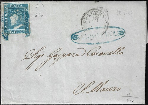 1860 lettera regno - lettera, sicilia