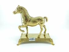 Polished Brass Horse Sculpture